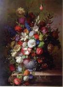 Floral, beautiful classical still life of flowers.084